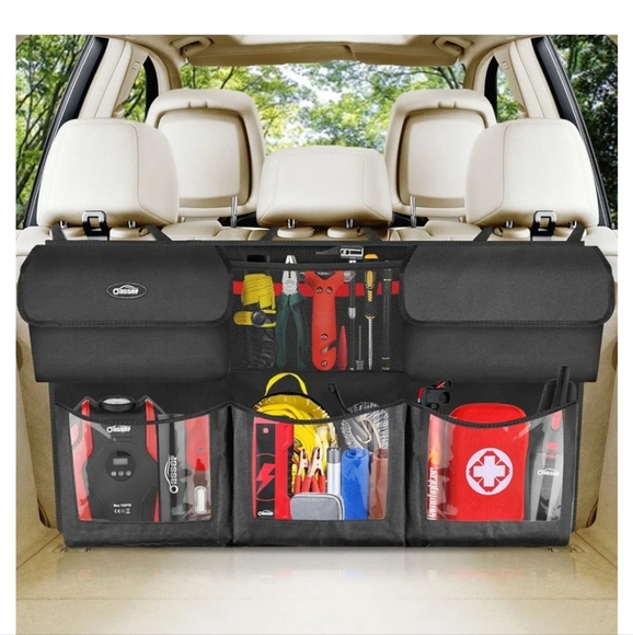 Other - Oasser Back Seat Trunk Organizer Hanging Car Organizer Trunk Foldable Cargo Stor